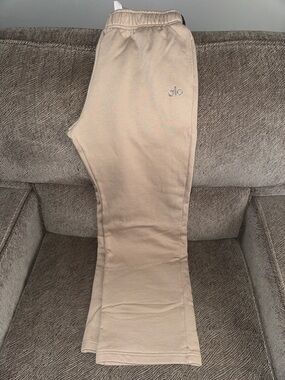 Alo Fleece sweatpants in gravel